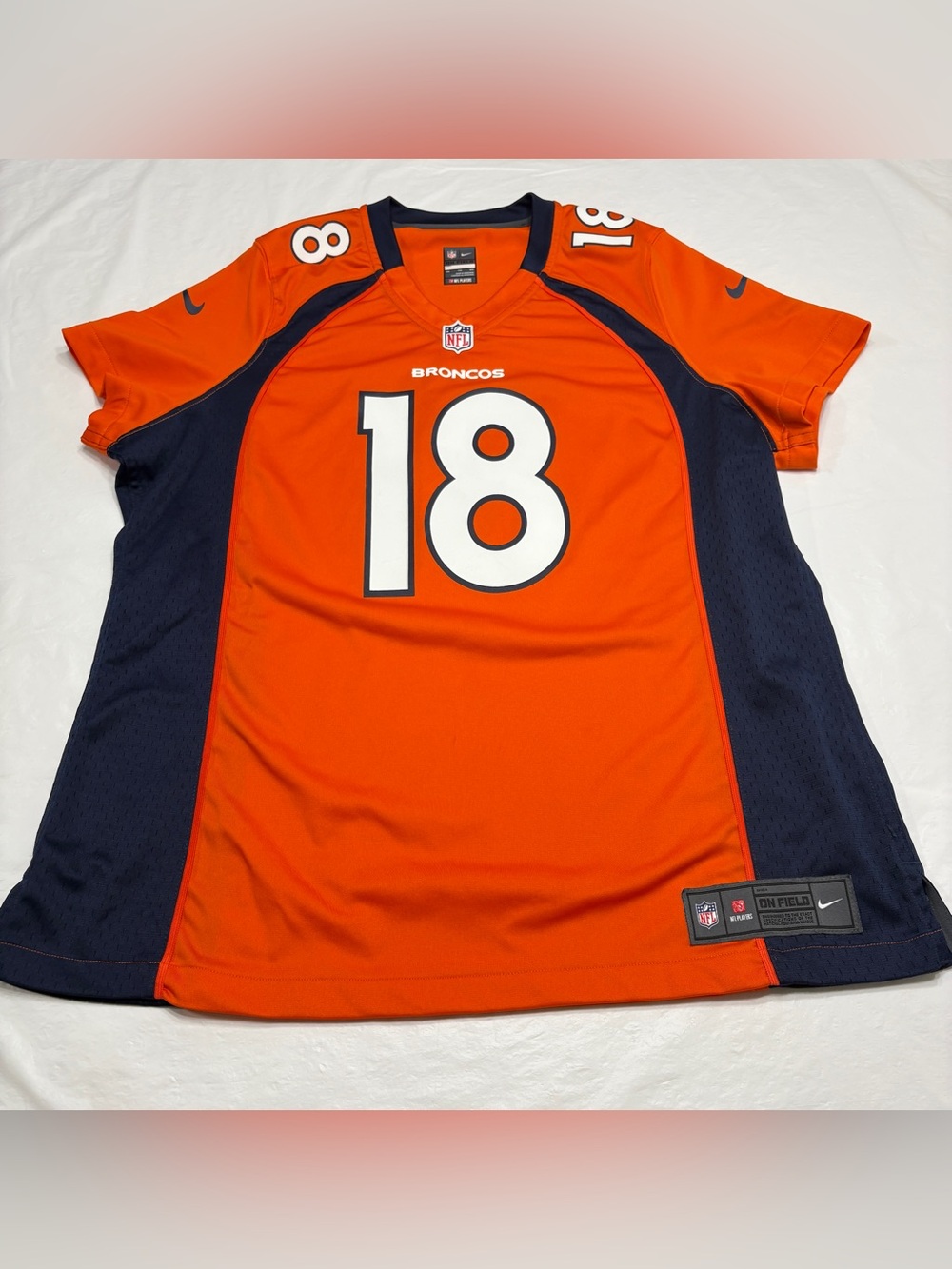 NFL Denver Broncos Nike On Field Peyton Manning #18 Jersey Womens XXL